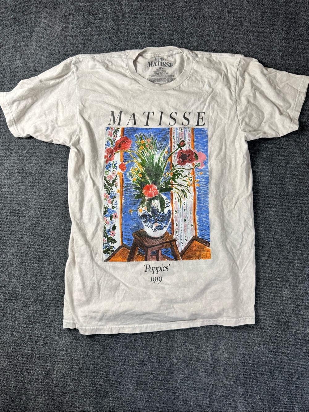 Matisse Kids Short-Sleeve Tee in White with Multicolor Floral Print